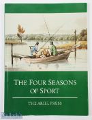 The Four Seasons of Sport - The Ariel press London book of prints fishing, hunting horse racing 31cm