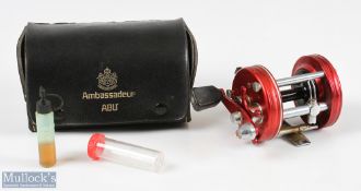 ABU of Sweden Ambassadeur No 6000 Multiplier reel runs well, in original case