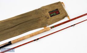 Edgar Sealey & Sons Reditch Octopus Black Arrow Salmon fibre glass Spinning Rod, 8' 2pc 11lb 24