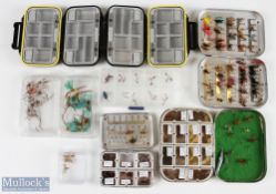 Selection of Fly Boxes and flies consisting of Wheatley Silmalloy clip box 5