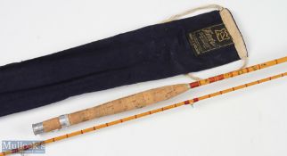Hardy Alnwick CC De France Palakona Split Cane Fly Rod, 8'6