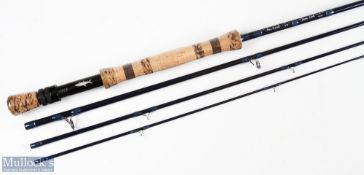 Alan Riddell Newton Abbot Bone Idol Carbon Fly Rod, 9' 4pc line 8#, built on GTS blank, double