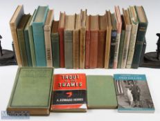 Collection of Angling/ Fishing books to include, Reflections of a river Howard Marshall, Trout