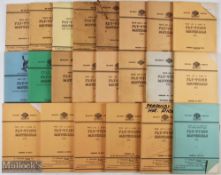 Fishing Trade Catalogues, John Veniard selection from 1949 to 1979 having illustrations in black and
