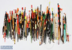Good selection of assorted floats to incl cork, quill, and composite (80#) Denton, Middy 2, Uni-