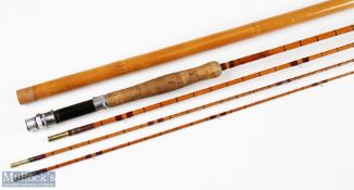 F C Cox The Lennox Split Cane Fly Rod, 9' 3pc, mid section 4