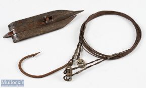 Rare Hardy Tuna Harpoon and Tuna Trace c1920/30s