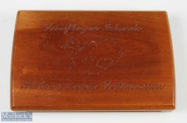 Hardwood Fly Box and Flies measures 11