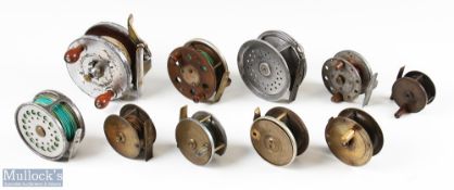 10x various reels for spares or repair to include G Little & Co London, Modern Arms Company, Sharpes