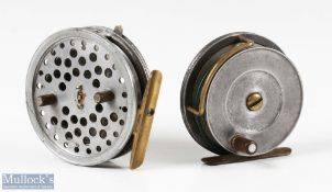 Hardy Sunbeam and Eureka alloy fly reels (2) - good post war Sunbeam 3.25
