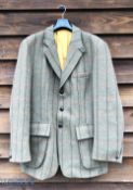 2x Men's R H Mears Tweed Jackets with Mears 'Made in England' and P&F Haggart 'Scotland' labels