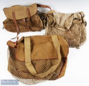 Hardy Bros Canvas and leather Game Bag measures 14