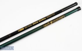 Silstar Power Wind 3033-42, 4.2m, 6 section telescopic in original bag; Marvel Super Whip 4m, 6
