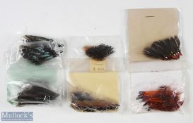 Assorted Salmon Flies Doubles including: 5 doz Hair Mary (size 4), 3 doz Black Dog (size 8), 1 doz