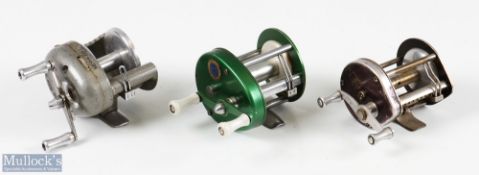 3x various level wind multiplying reels - Fraser-Kilian Neo Caster Model FKR1 multiplier reel,