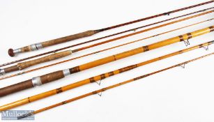 Unnamed Whole Cane Float Rod with spliced split cane tip, 13' 6