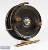 Scarce Hardy Bros Patent Ebona Longstone Sea Reel 4 ¾