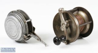 2x early 20thc American Pat Reels - Martin Aut' Fish Reel Co Mohawk NY No.3 US Pat No Oct 9 1923