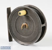 Early 'Hardy's Patent 'Uniqua' Reel' 3 3/8
