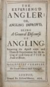 Rare Angling Book dated 1676 - author Col Robert Venables - 