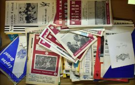 Assorted 1960s football programmes features programmes spanning the entire decade. Wide variety of