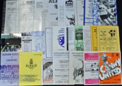Collection of Oldham Athletic football programmes covering friendlies, youth, reserves, team