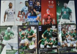 Recent Irish etc Rugby Programmes (9): v S Africa & v France 2017; v England 2017 & 2019; v