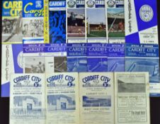 Collection of Cardiff City home match programmes to include 1943/44 Swansea Town (FLC qualifying