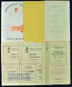 Selection of Abergavenny Thursday home match programmes 1954/55 Swansea Town, 1959/60 Barry Town,