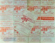 Selection of Third Lanark home match programmes 1957/58 Raith Rovers, 1958/59 Airdrie, St. Mirren,