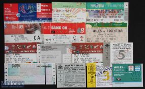 Wales v Less Frequent Opponents Rugby Tickets (14): (All these tickets & more were also available in