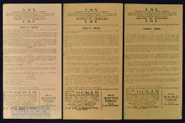 1934/35 Marine (Bootle) home match programmes v Ellesmere Port Town (Liverpool combination), Hoylake