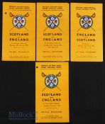Scarce WWII Rugby Programmes, Scotland/England (4): The original Forsyth's-sponsored Services