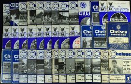 Selection of Chelsea Home and Away football programmes from 1960s onwards -Also includes fanzines,