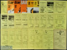 Selection of Barnet FC home match programmes to include 1948/49 Hendon, 1953/54 St. Albans City (
