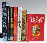 Rugby Books Selection (7): Almost all hardback, Men in Black (NZ), Chester & McMillan; Welsh