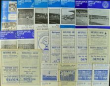 Selection of Hartlepools Utd home match programmes 1948/49 Sunderland (Durham Snr Cup), 1952/53