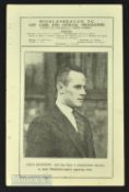 1928/29 Middlesbrough v Preston NE Div. 2 match programme 1st September 1928; no covers, team