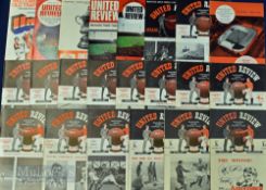Manchester Utd home match programmes v Everton 1947/48, 1948/49, 1949/50, 1950/51, 1955/56, 1956/