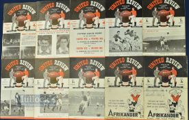 Manchester Utd home match programmes v Charlton Athletic 1946/47, 1947/48, 1948/49, 1949/50, 1950/