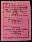 1932/33 Brentford (Champions) v Bristol City match programme 17 April 1933 Div. 3 (S); no staple,