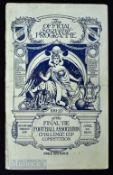 1920 FA Cup Final Football Programme at Stamford Bridge Aston Villa v Huddersfield Town 24 April