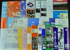 Selection of Youth & Schoolboy football programmes from 1950s onwards features Minor
