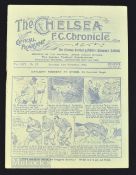 1929/30 Chelsea v Wolverhampton Wanderers Div 2 match programme 23 November 1929; fair condition.