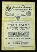 1935/36 Luton Town v Gillingham Div 3 (S) match programme 15 February 1936; fair condition.