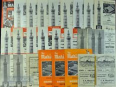 Collection of Grimsby Town home match programmes 1948/49 Hull City (FAC) (poor), 1950/51