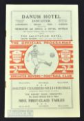 1934/35 Doncaster Rovers v York City Div. 3 (N) match programme 29 September 1934; fair/good