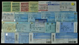 Tickets: Selection of Manchester City match tickets to include homes 1966/67 Manchester Utd, 1967/68