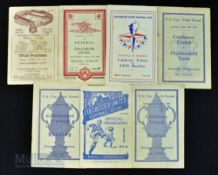 Selection of Colchester Utd home match programmes to include 1947/48 Bradford P.A.(FAC) (