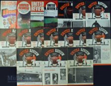 Manchester Utd home match programmes v Newcastle Utd 1948/49, 1949/50, 1950/51, 1951/52, 1952/53,